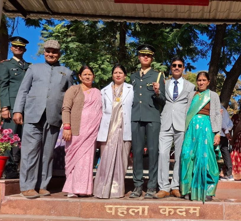 Karan becomes lieutenant in Indian Army