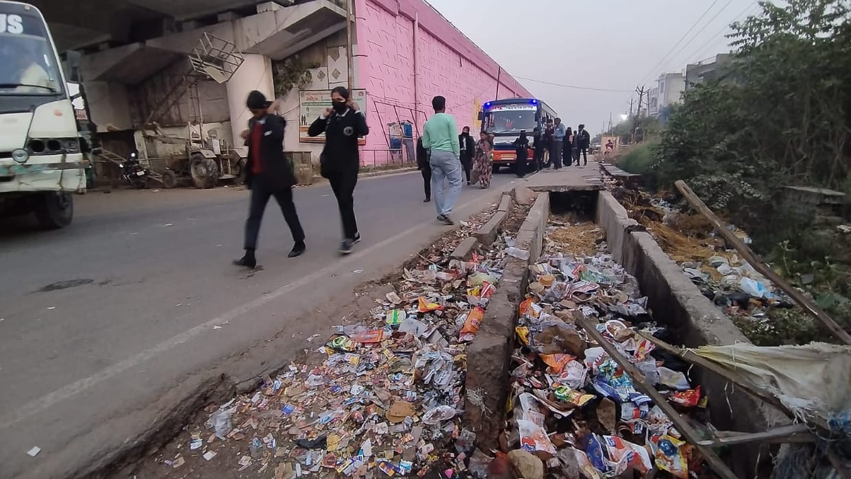 Open drains will become a cause of trouble in fog