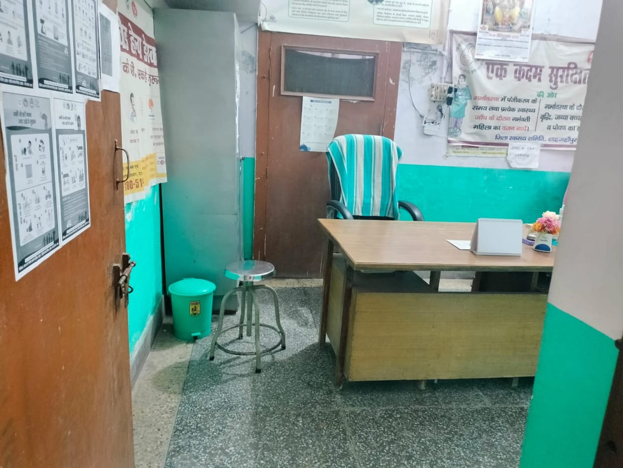 The doctor left early...the employee returned the patients