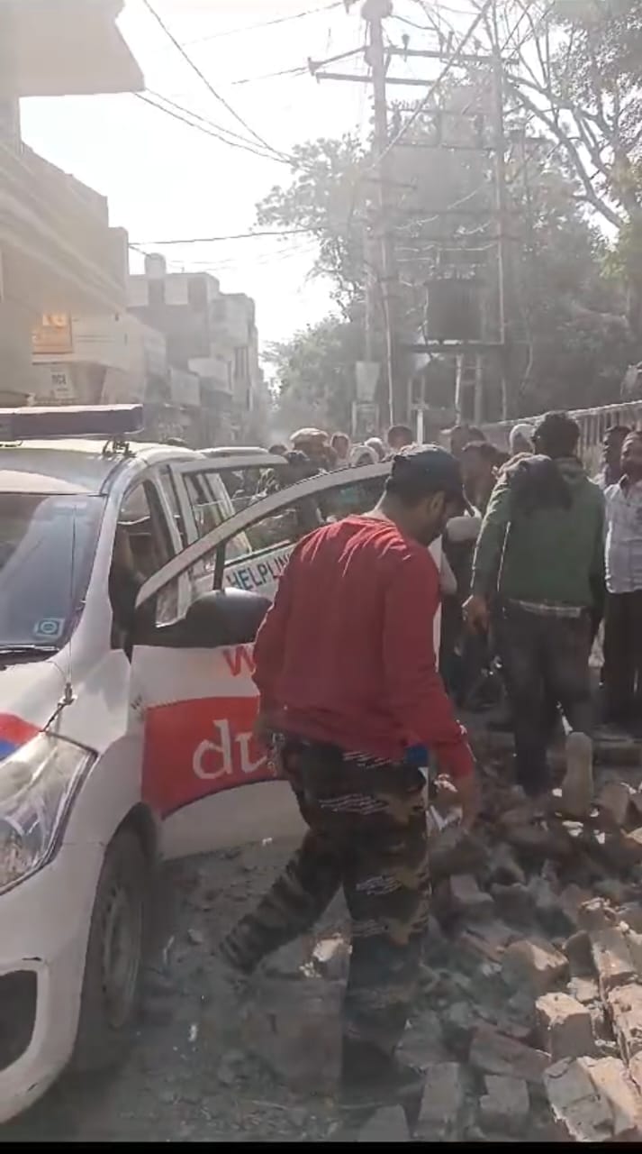 Two women injured due to collapse of railway station wall