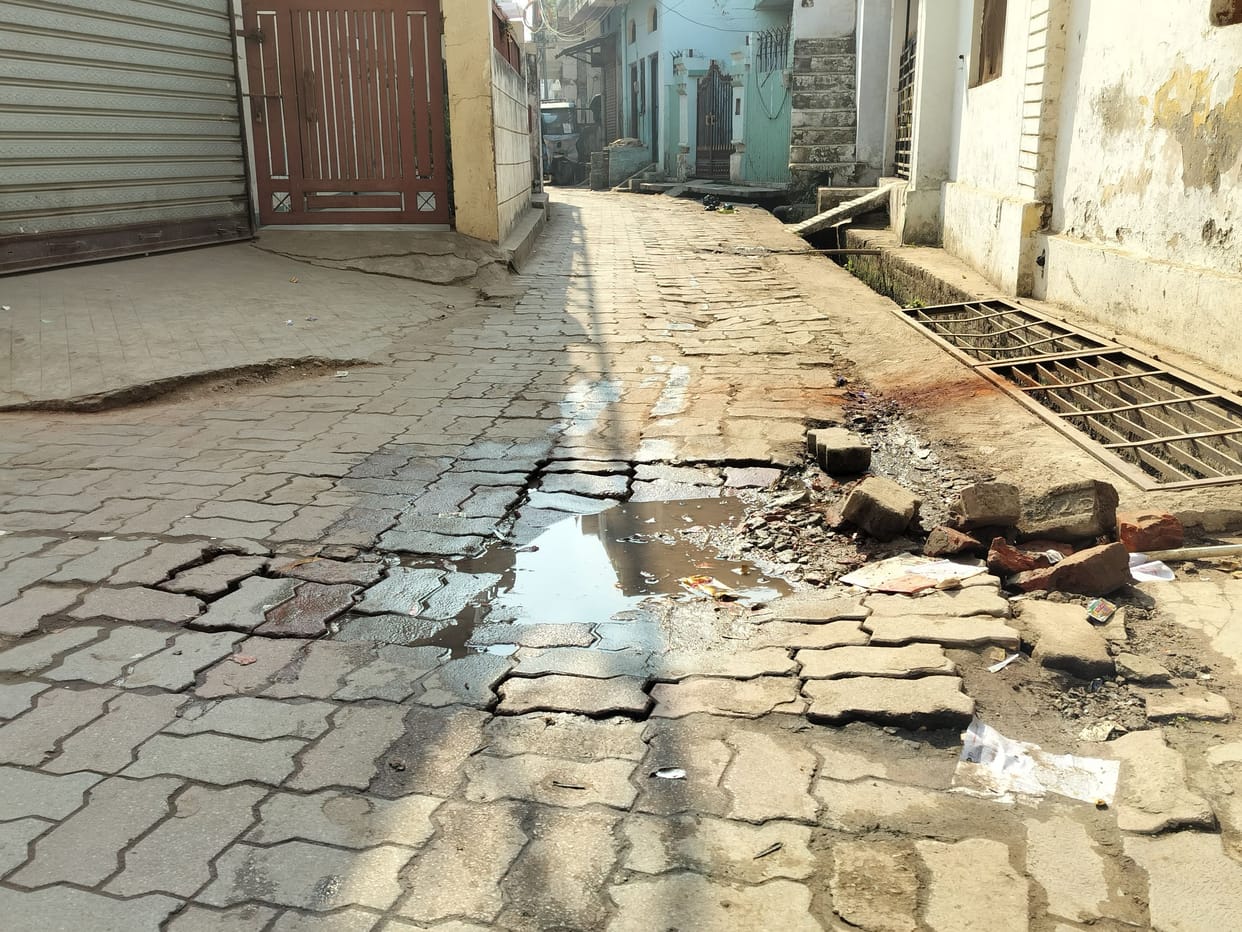 Pure drinking water was not available, the problems were increased by dilapidated roads.