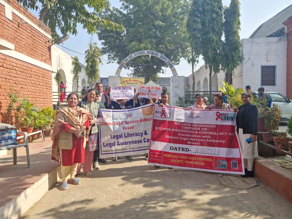 Students took out AIDS awareness rally