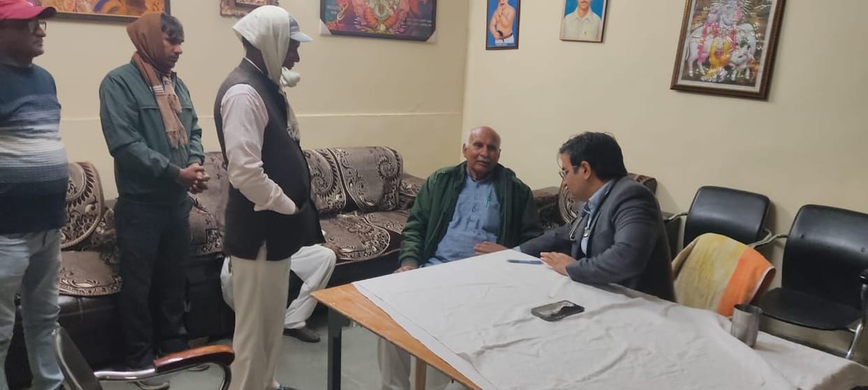 Health of 31 people checked in Yadav Dharamshala