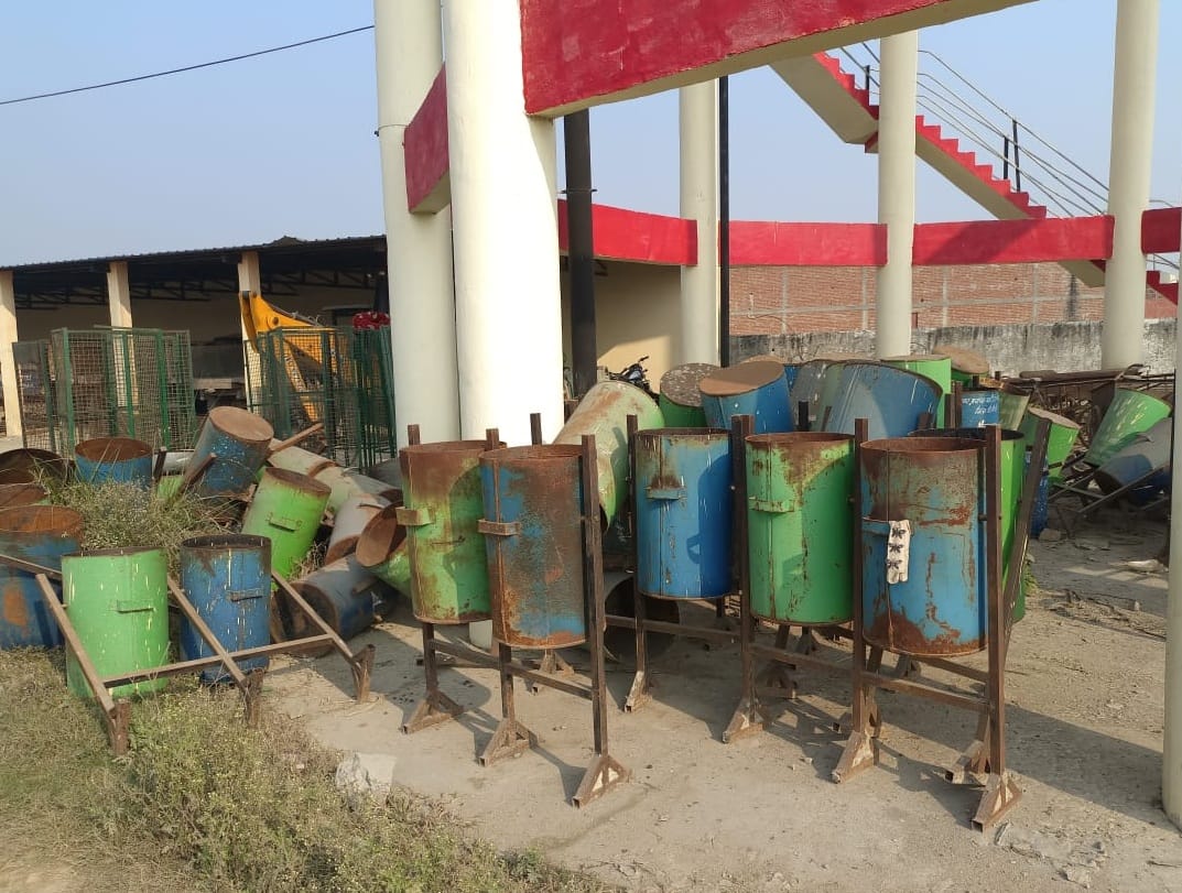 MRF center locked, machines turning into garbage