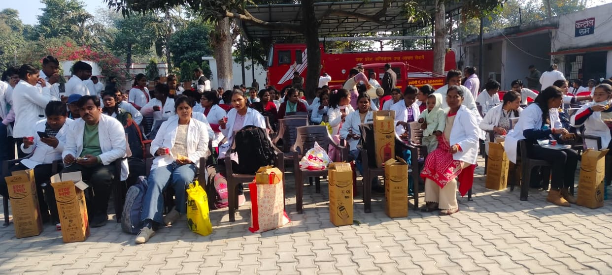 Fire cylinders are being handed over along with training, there is a possibility of commission