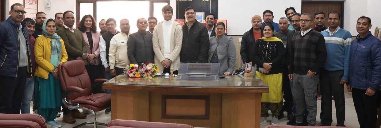 Pro. Vishal Verma becomes acting registrar of CRSU