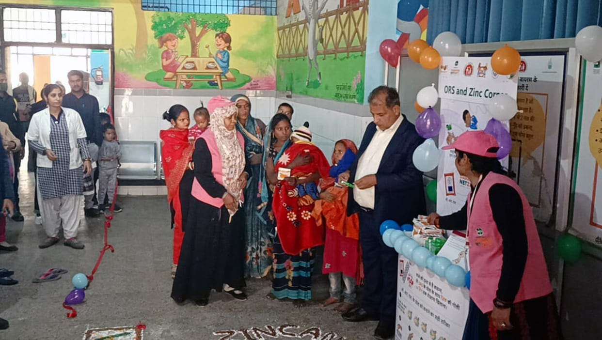 Zinc ORS counter inaugurated in children ward