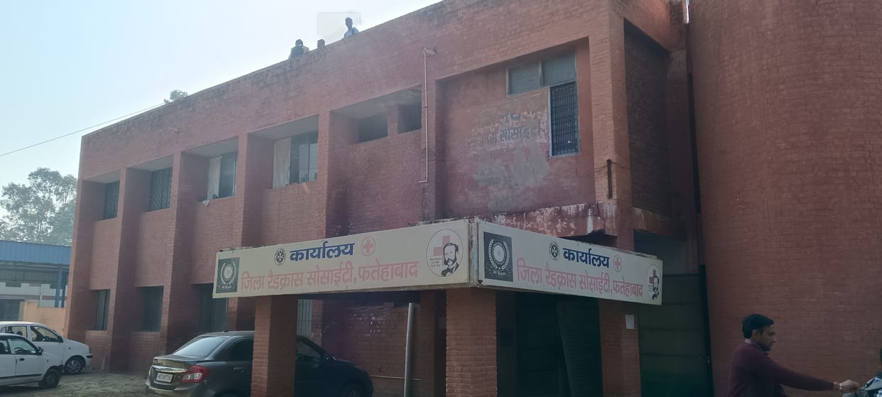 Even after the district was formed, Red Cross could not get its own building