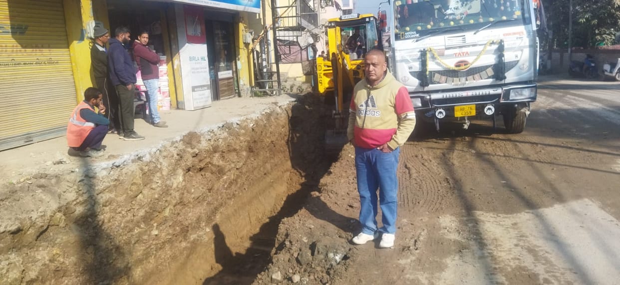 Road expansion work started near Talyahad