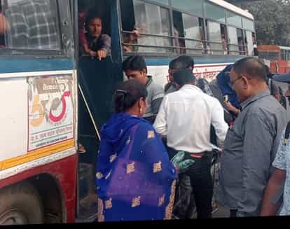 Two buses will run from the depot in the morning for Delhi