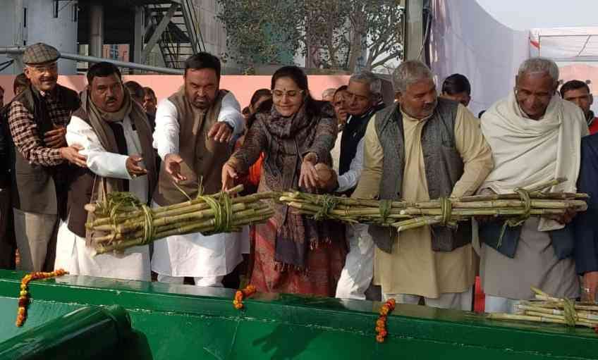 Inauguration of 69th crushing season in Bhali Anandpur Cooperative Sugar Mill
