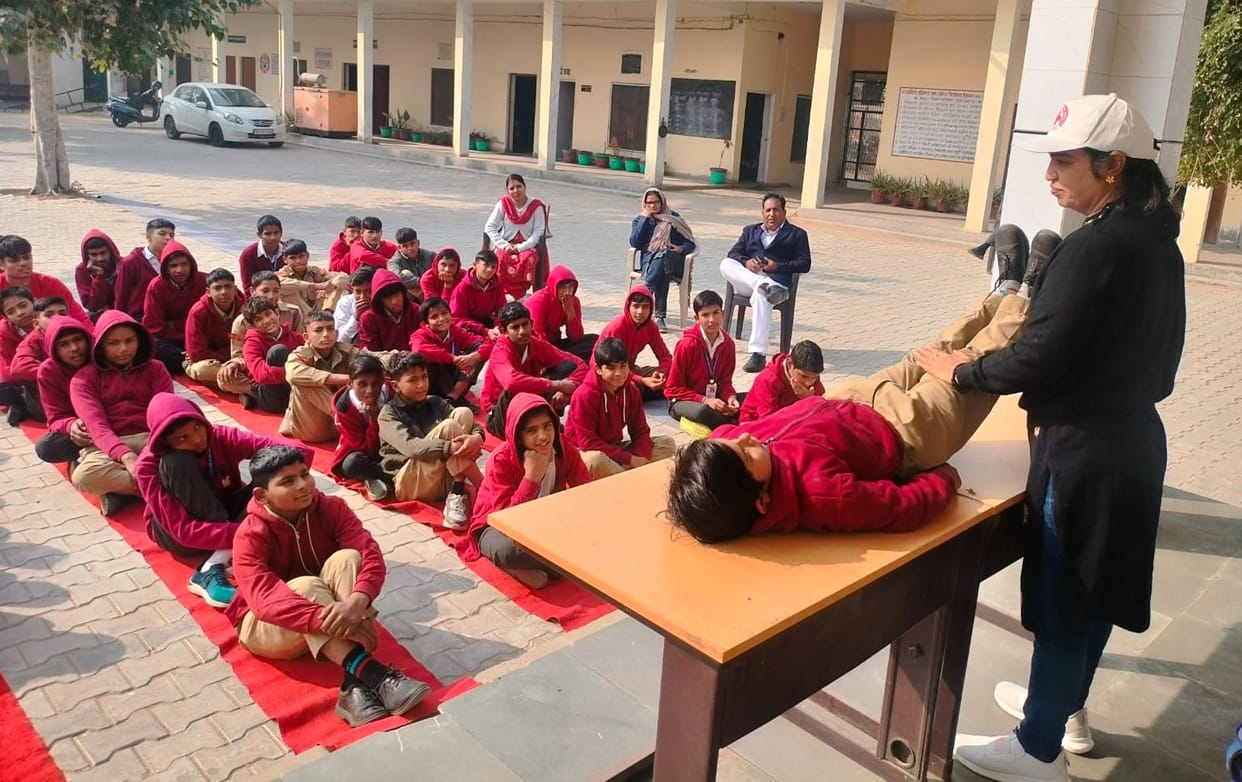 The aim is to give first aid and nursing training to juniors