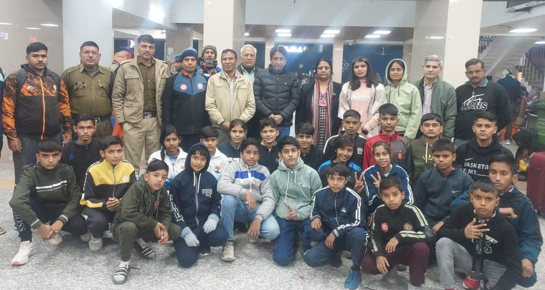 Haryana team leaves for 27th Sub Junior National Sepak Takraw Competition