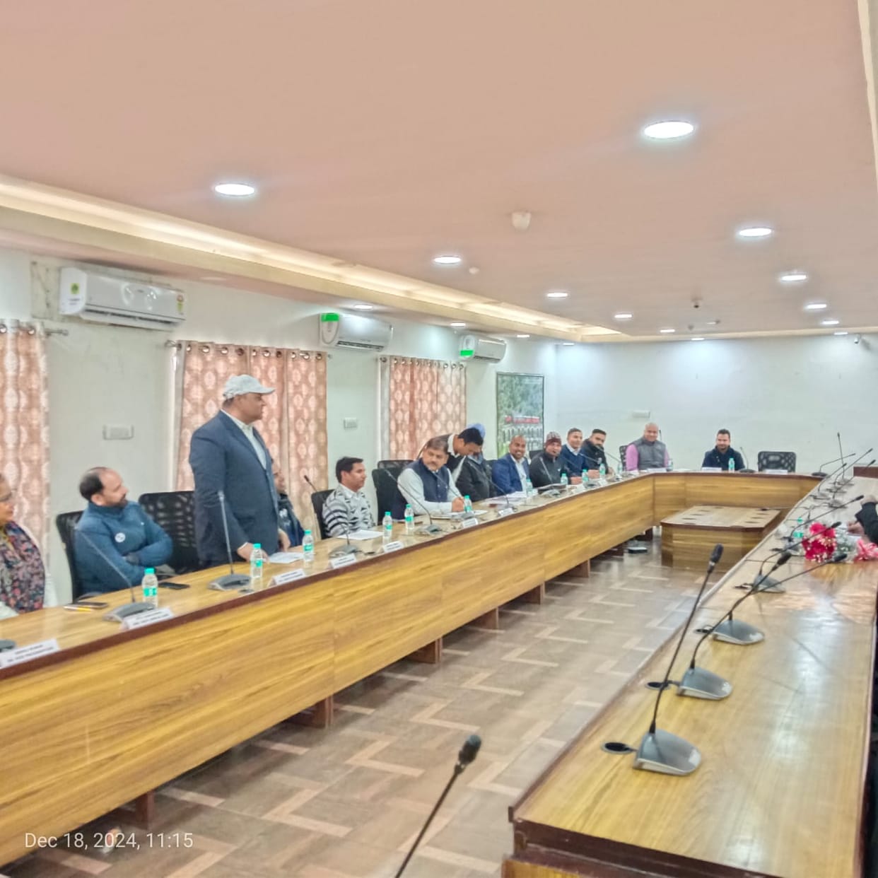 Railway organization raised the issues of employees