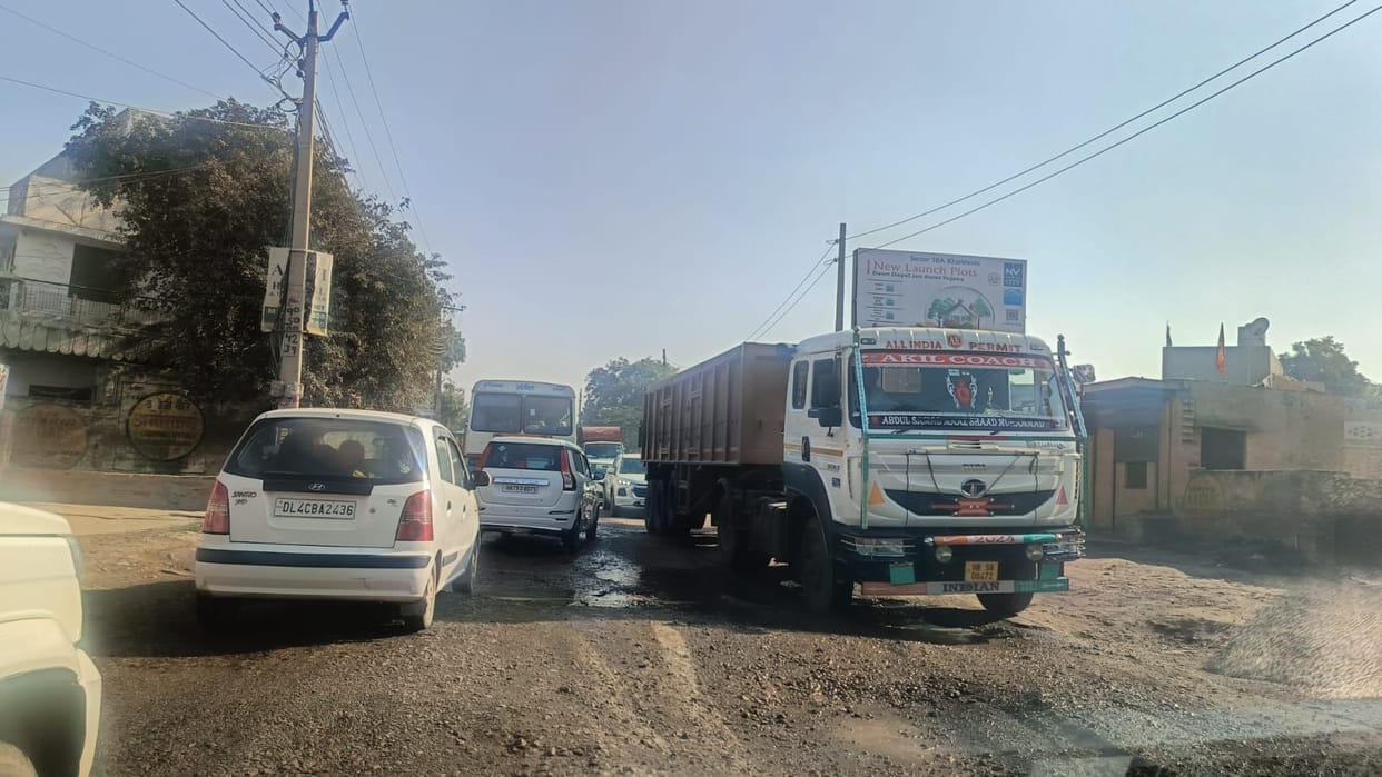 Vehicles will run fast on the state highway near IMT, widening will be done up to 8 km