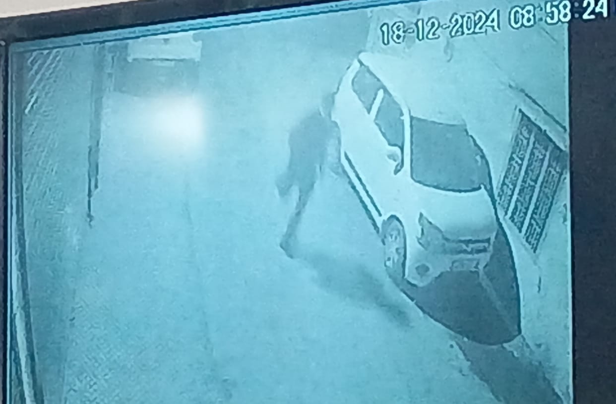 Police searched CCTV footage in the case of snatching cash by pouring chilli powder in eyes
