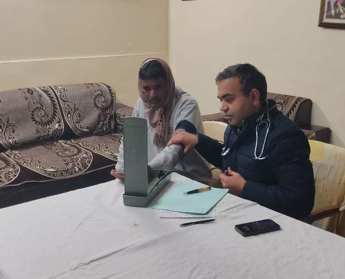 15 patients were examined in the camp