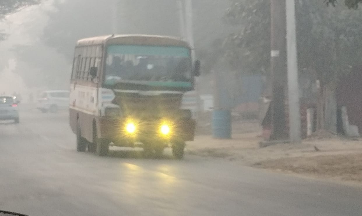 Melting increased due to cold wind, mercury dropped by one degree