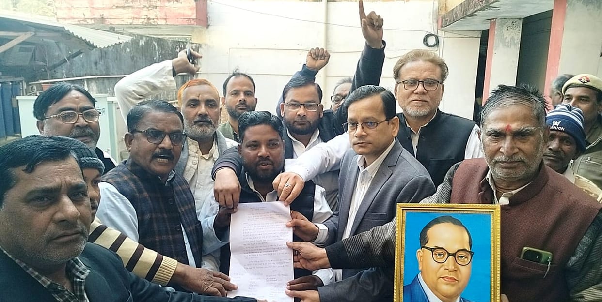 BSP protest over remarks on Ambedkar