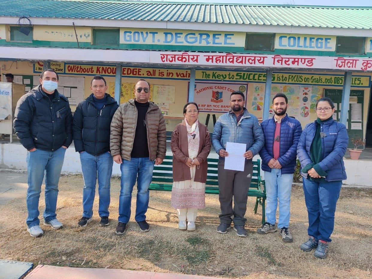 Nirmand professor union expressed anger