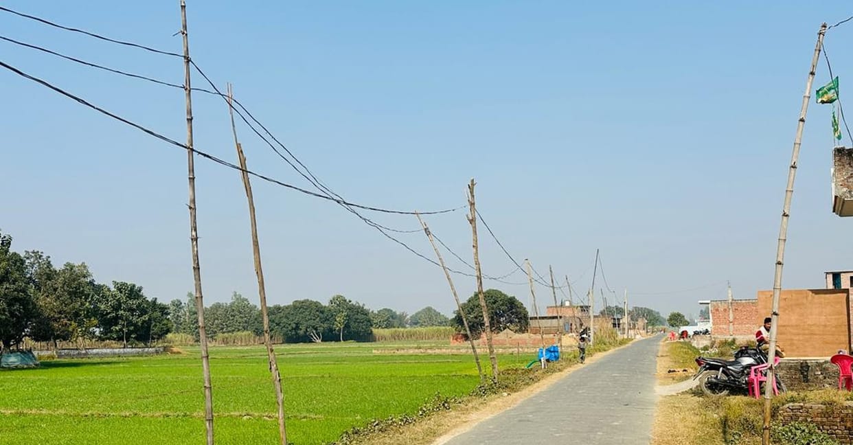 Electricity system of villages with the help of bamboo and straw
