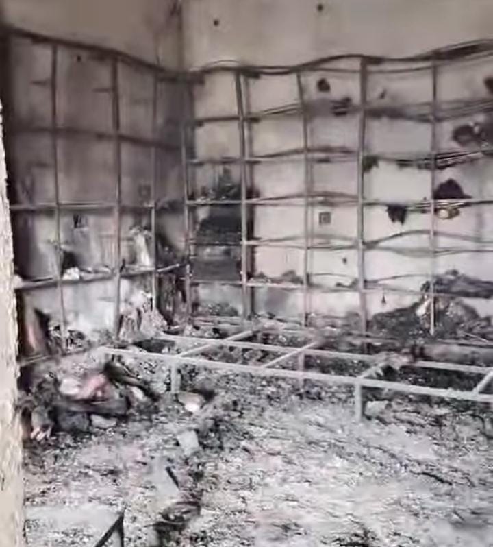 Fire broke out in a clothes shop in Kagdana, goods worth lakhs burnt