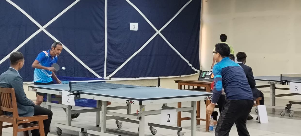 Jaideep Gupta and Shweta Meena of NIT Kurukshetra stood first in the mixed double table tennis competition.
