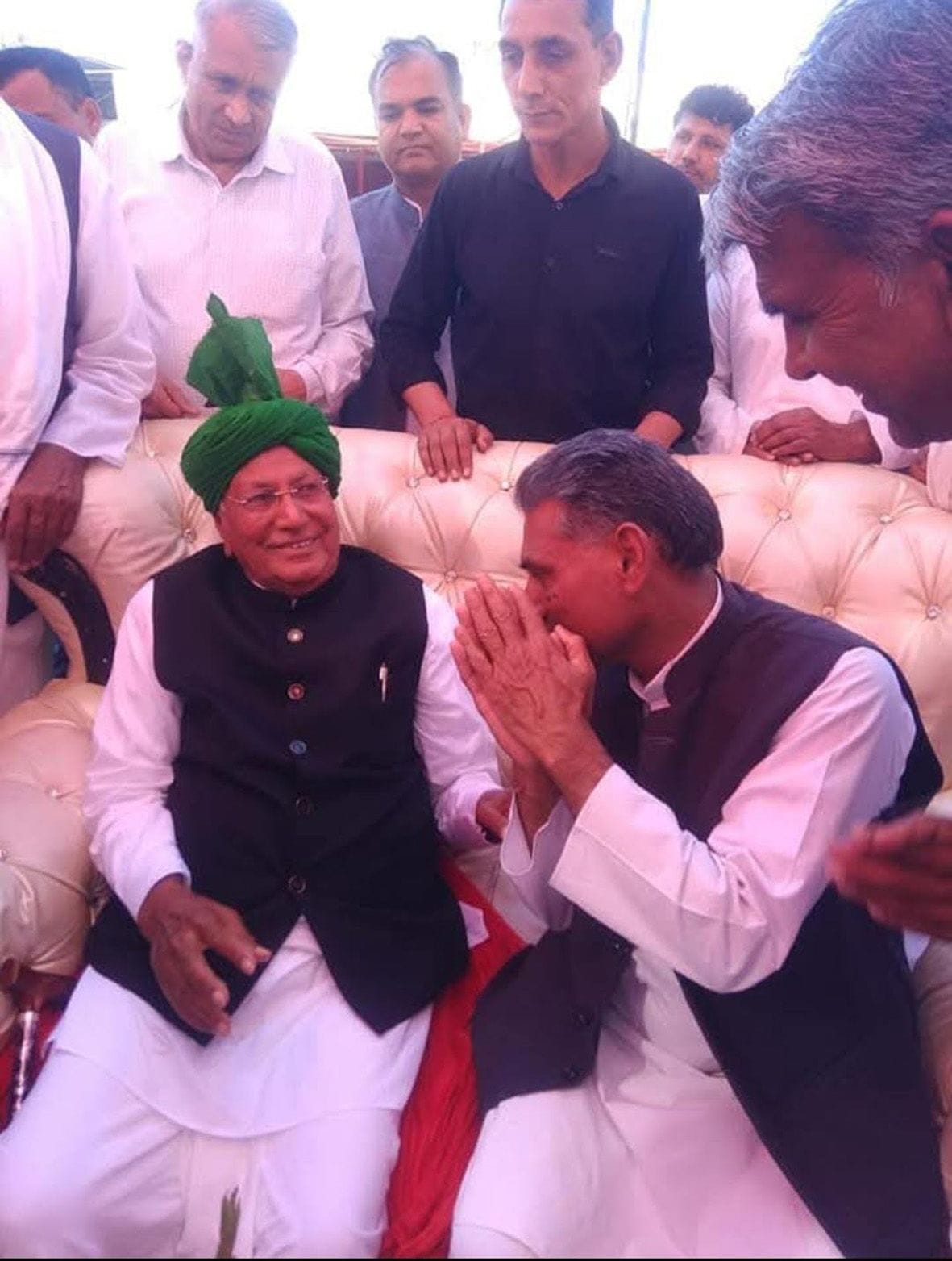 Loharu MLA Ch. Chautala was the education minister in the Chautala government. Bahadur Singh