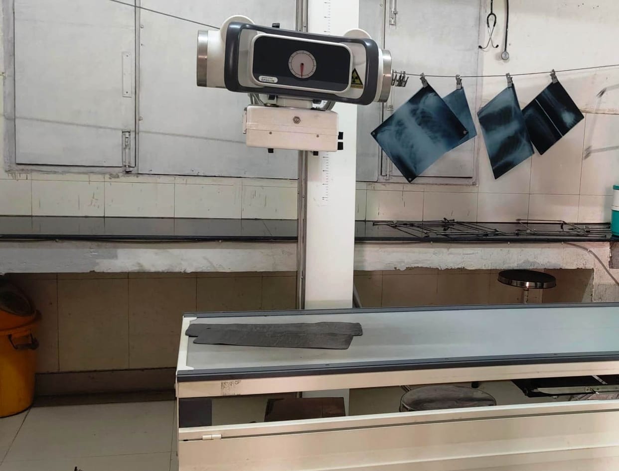 X-ray machine has not been made digital in civil hospital, demand is being sent every month