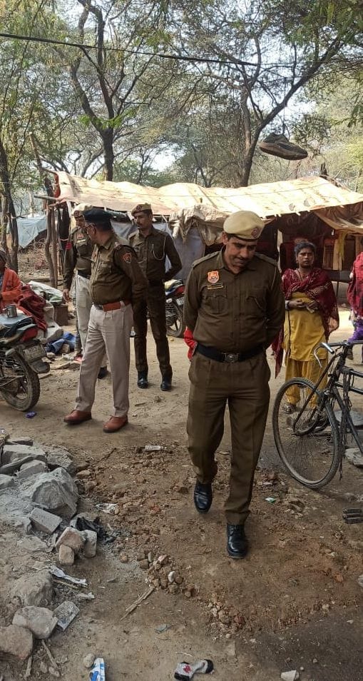 Search campaign conducted in Mahendragarh slums