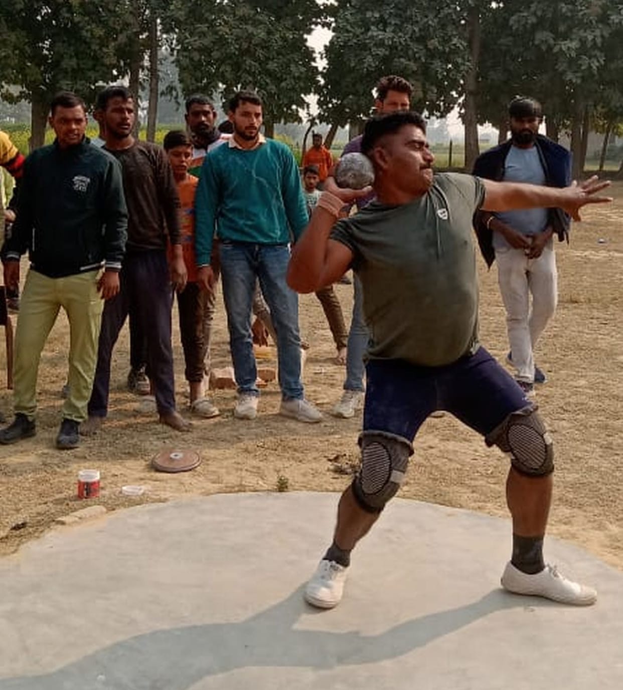 Amrish remained first in weightlifting, shot put and discus throwing.