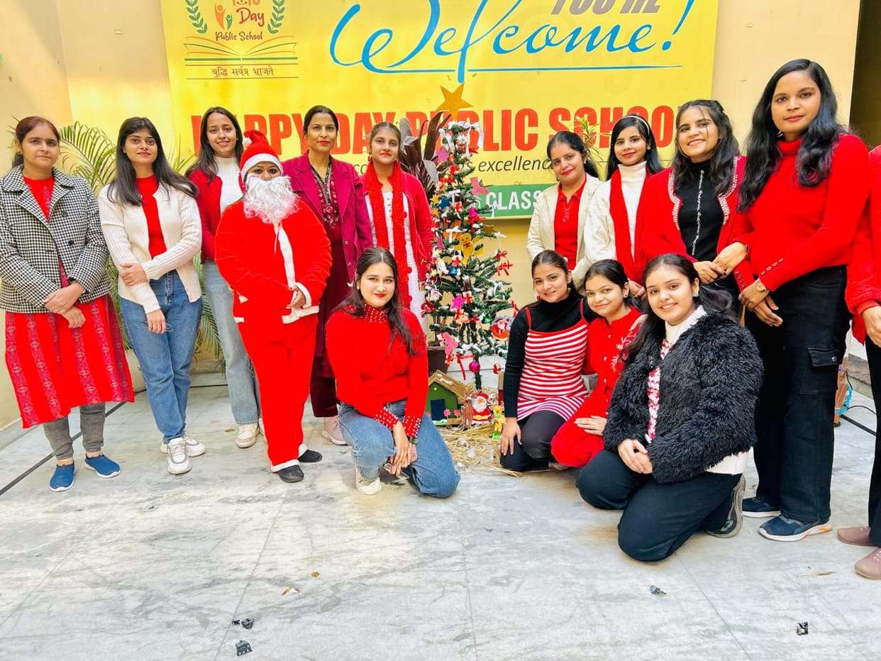 Christmas festival celebrated in Happy Day Public School