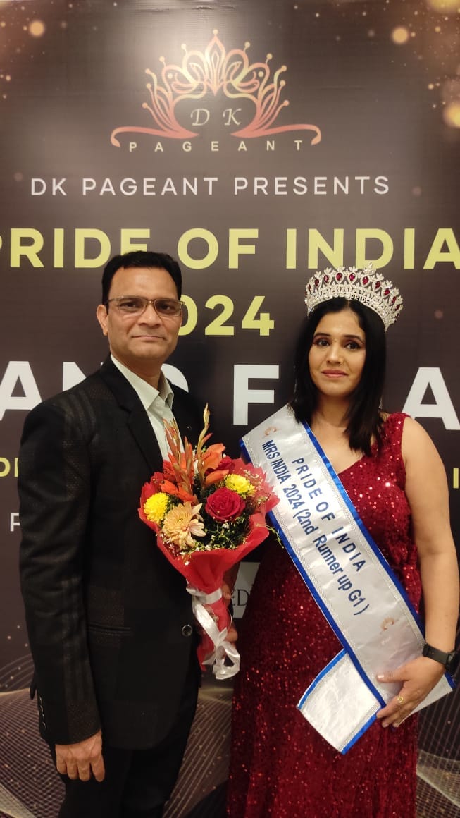 Anju Sati of Karnaprayag was runner up in Mrs. India contest.