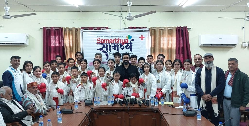 Deputy Commissioner honored medal winners of National Pythian Games