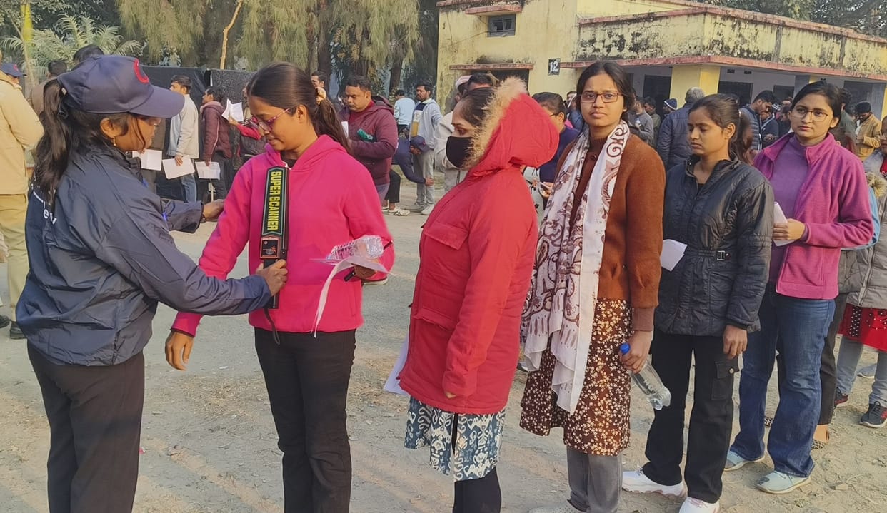 PCS-Pre Exam: Checked by removing shoes, sweater, even opened the pen