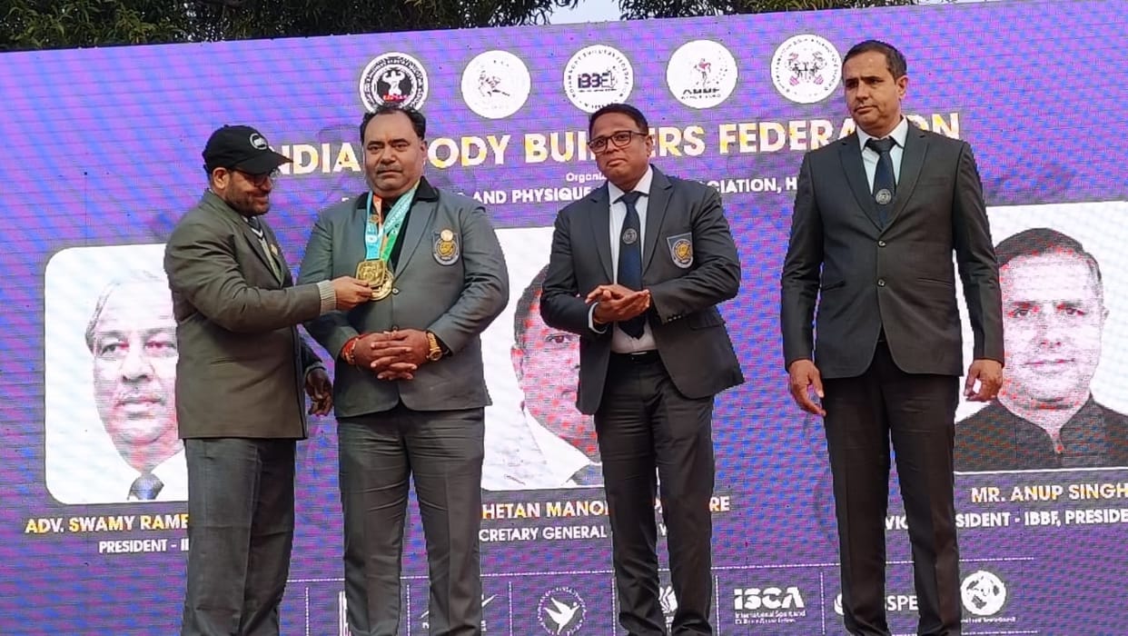 Amit Swami honored for special contribution in sports