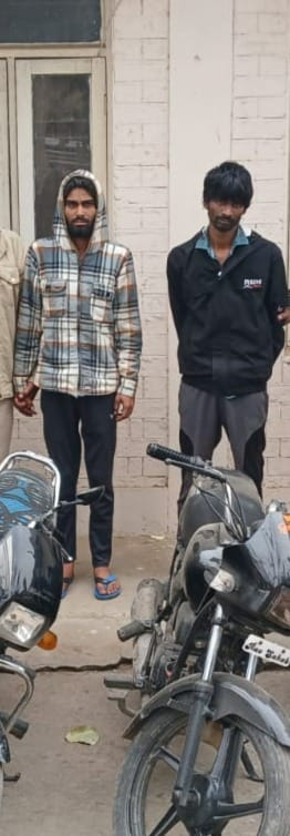 Two accused arrested with 6 stolen bikes