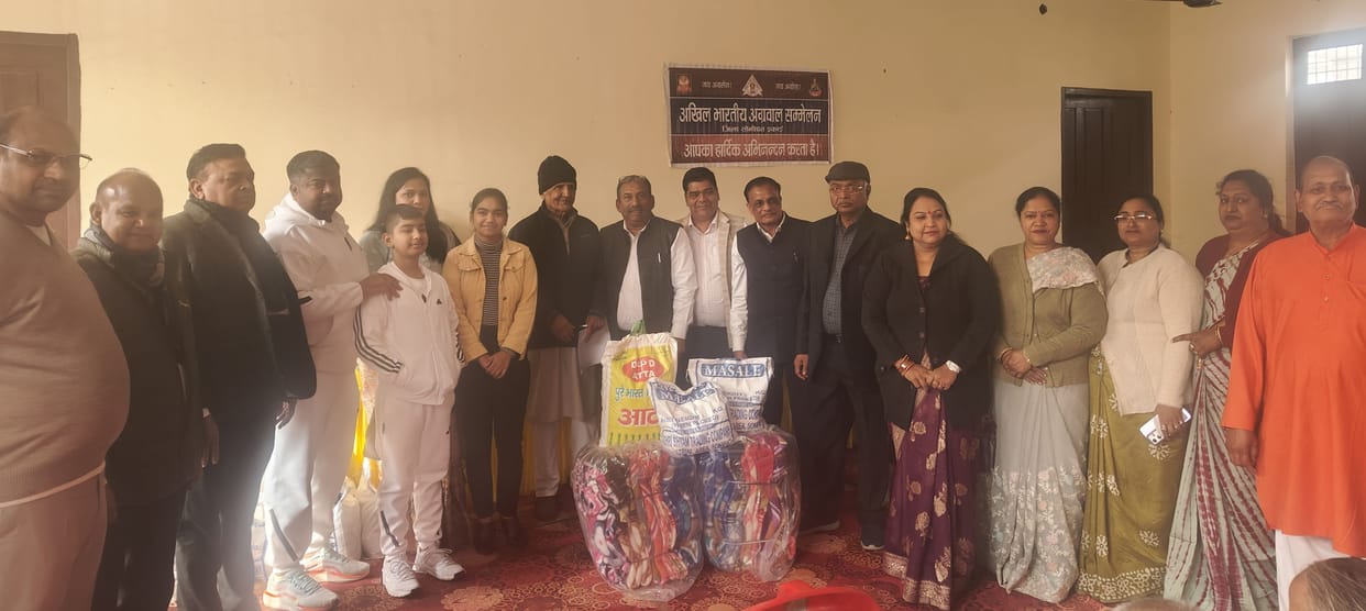 Helped needy women by giving them ration and blankets
