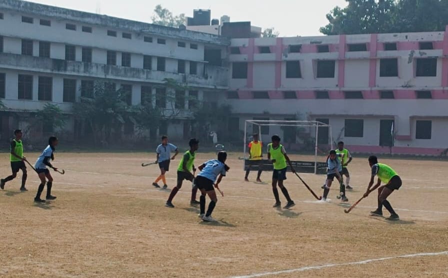 Players sweated it out in hockey