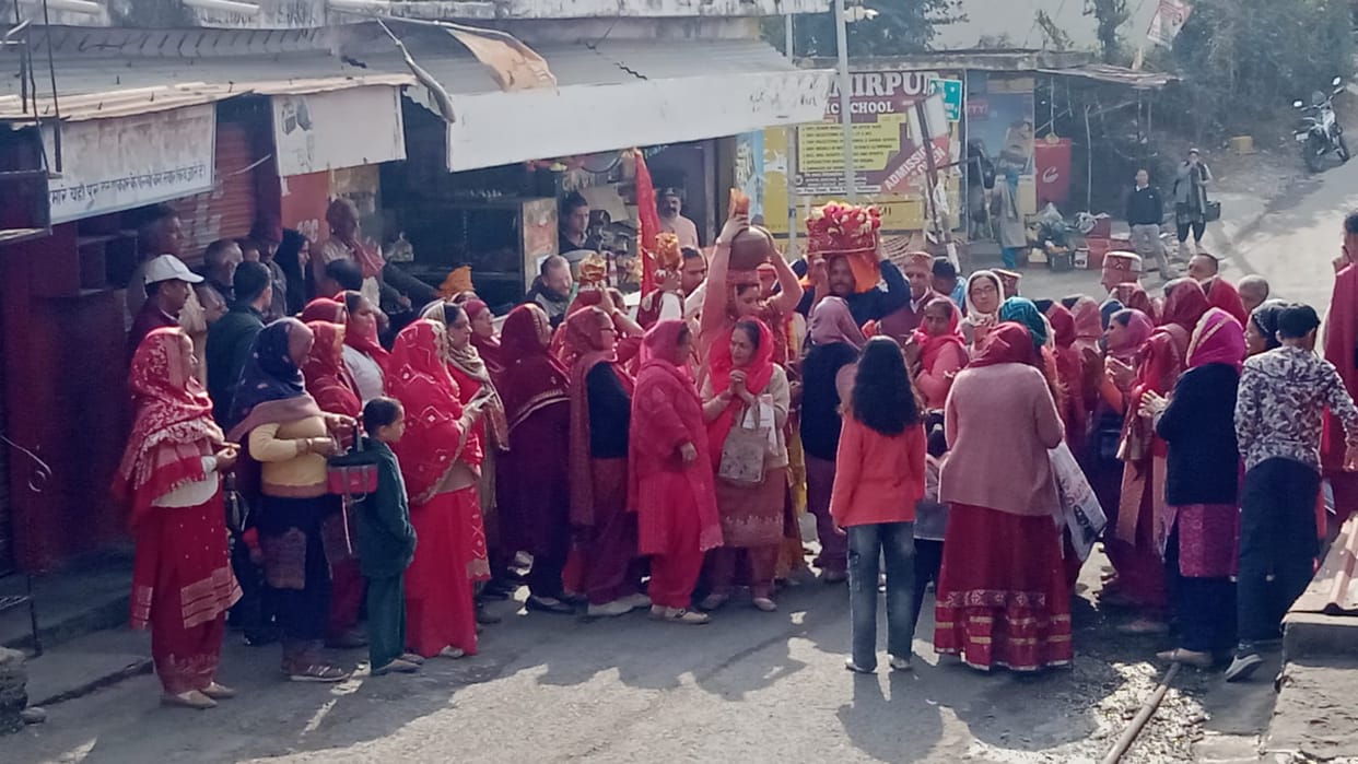 Kalash Yatra taken out in Kaiharvin