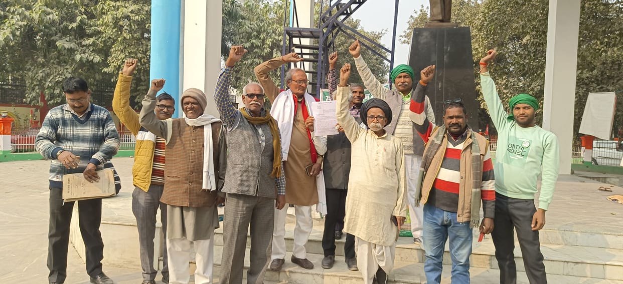 Farmers expressed their protest by burning Kodo