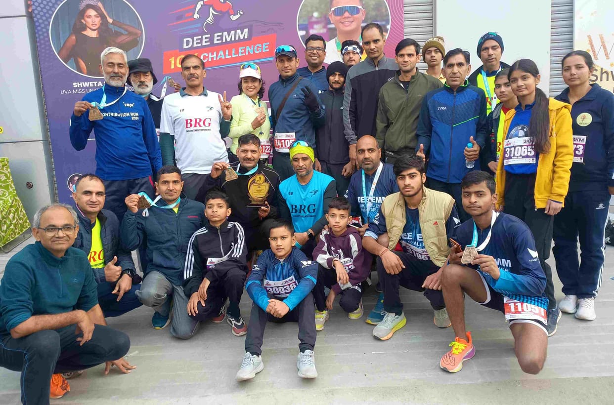 Badal first by running 122 km in 12 hours