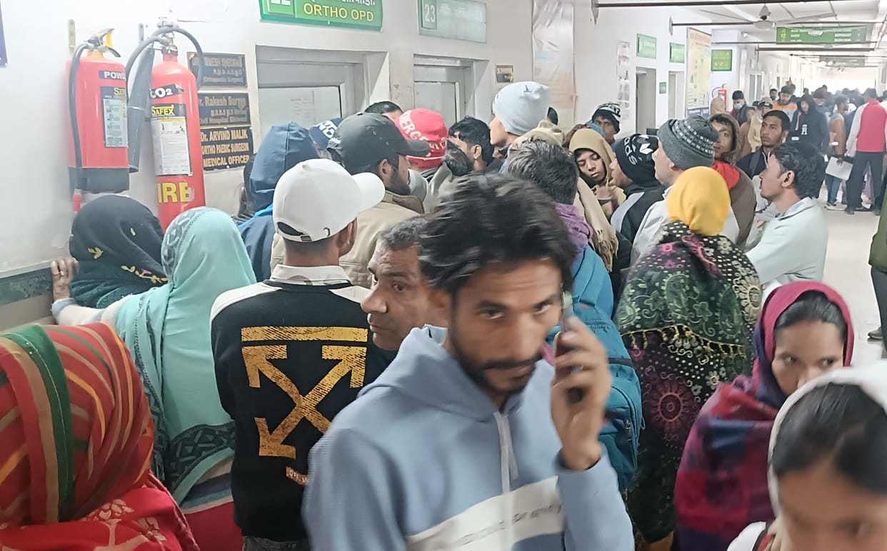 With increasing cold, cough and cold patients increased