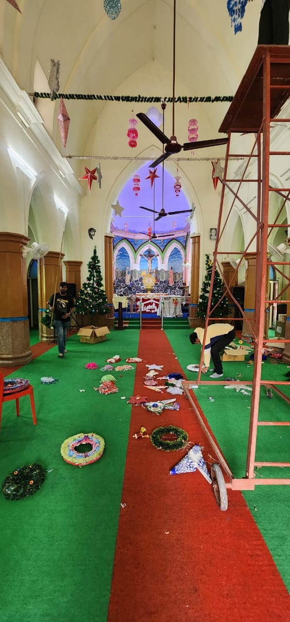 Prayers will be held today, Christmas preparations completed