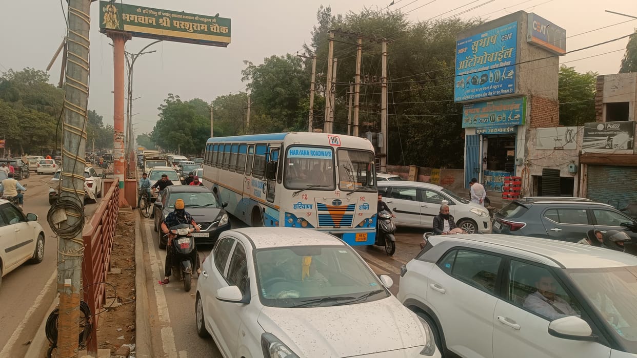 The red light could not be installed at the Bighad Chowk for seven years