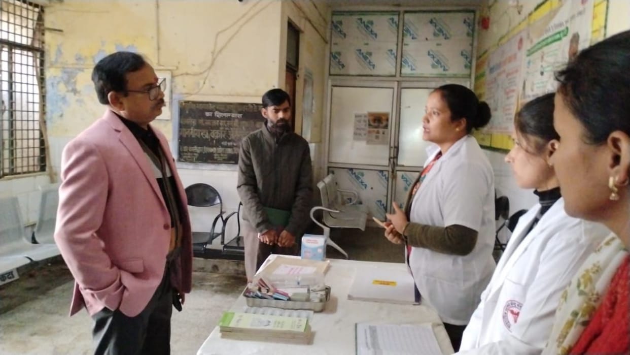 CMO inspected Bhangha and Hariharpurrani hospitals