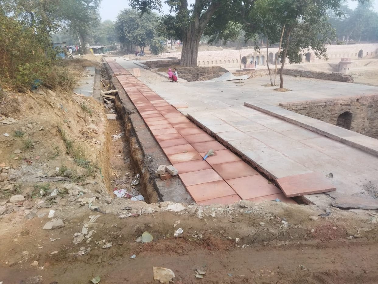 Construction work picked up pace again, workers started returning