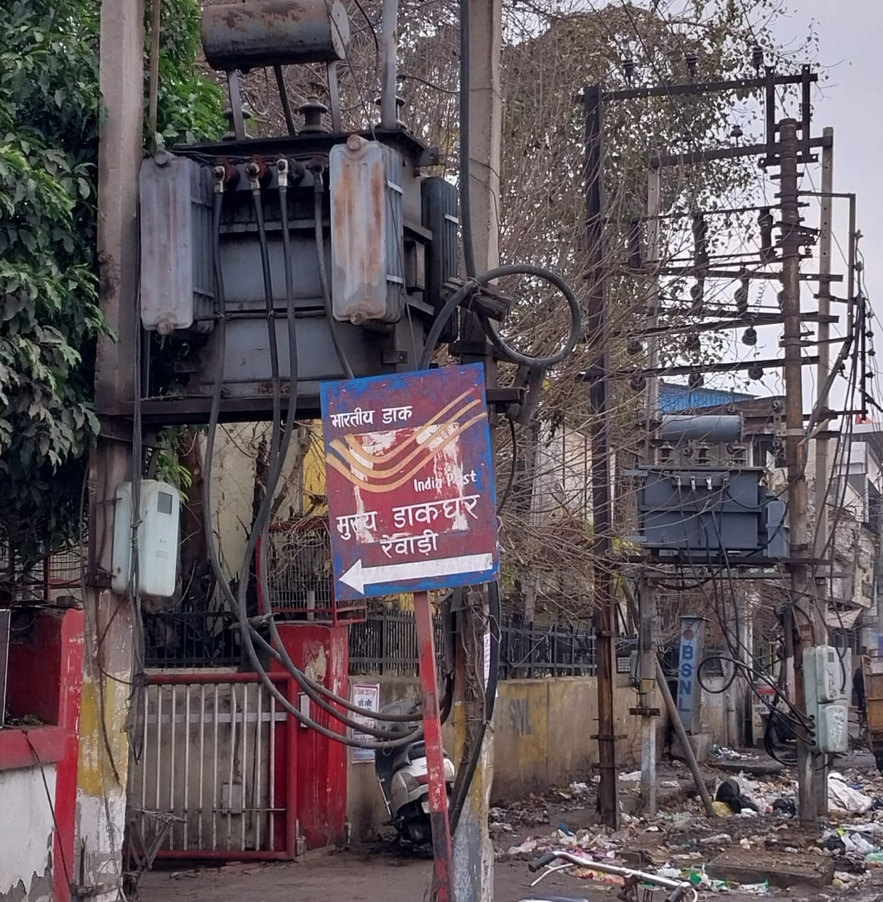 Fear of accident due to transformer kept in open