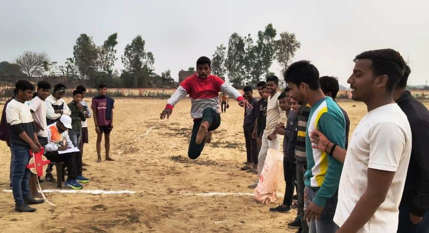 Aman and Jasdeep won in high jump