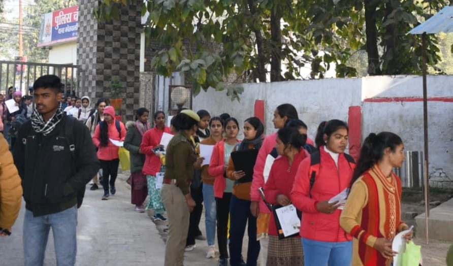 Physical standard test for constable recruitment